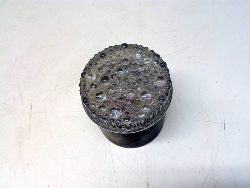 lampara aplique metal cristal rosca e27 prof 14.5 o14 1u